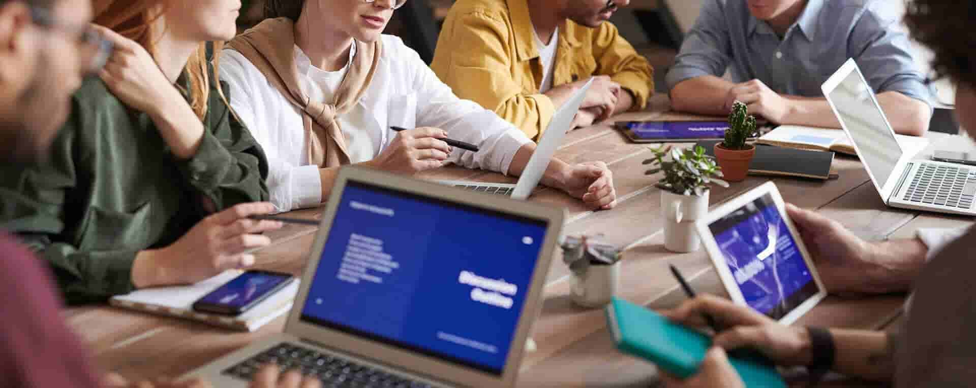 People working together